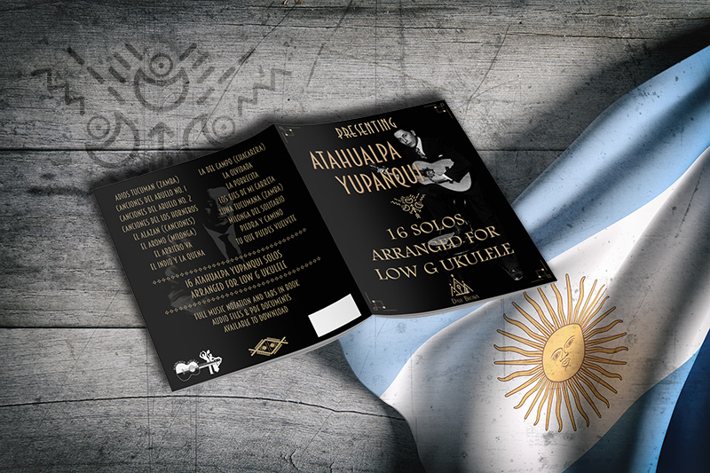 book on background with flag of argentina